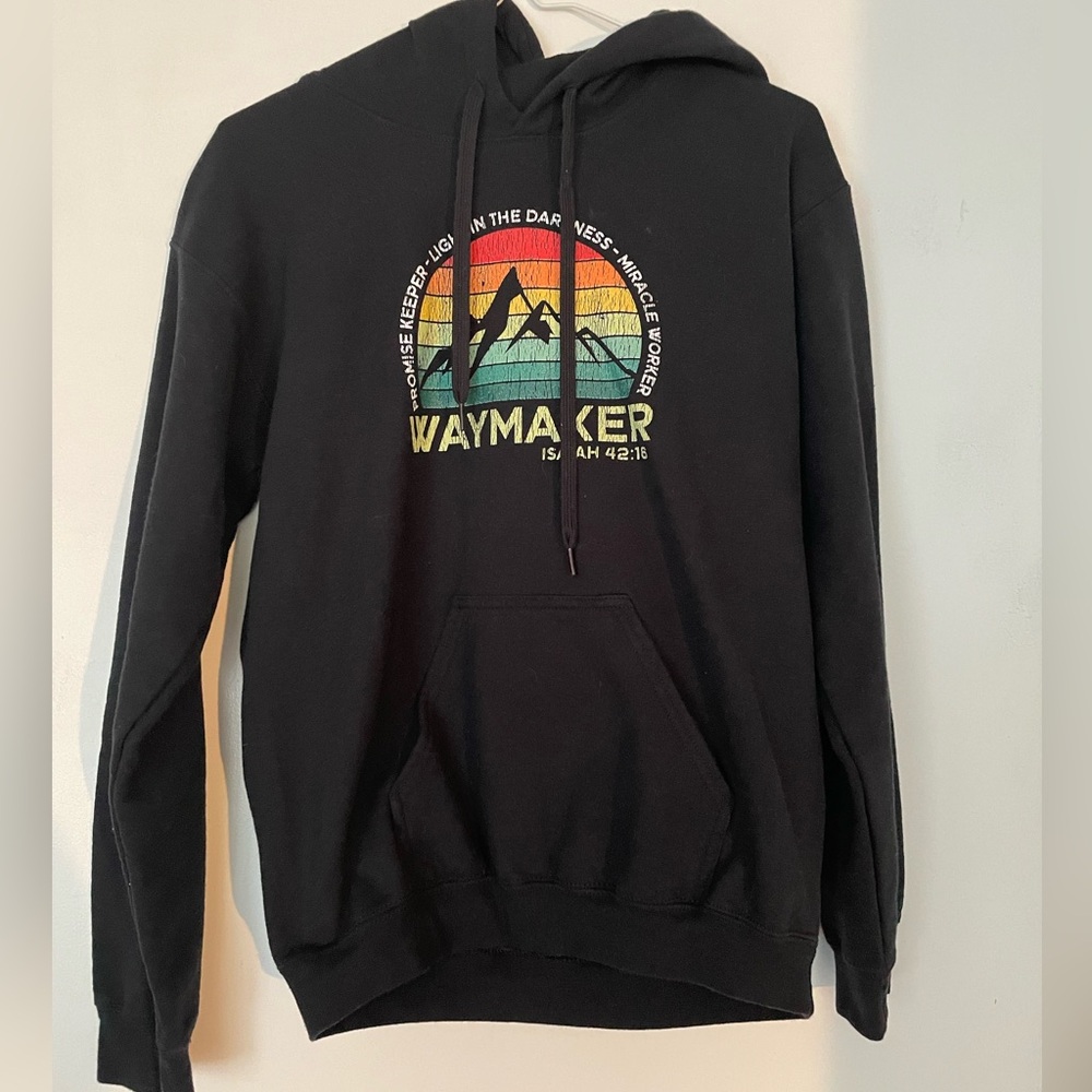 Gildan Christian Black Hoodie with Graphic